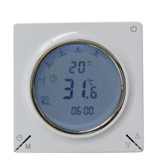 Kuiyou big eyes floor heating temperature control panel household thermostat water floor heating intelligent temperature control electric heating actuator switch temperature control panel