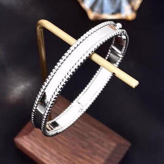 Fujiu personalized signature rose gold bracelet for women 925 silver k gold plated fashion bracelet korean version internet celebrity creative girl best friend student silver 17