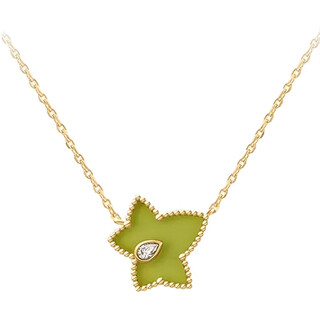 Gioio swarovski zirconium exquisite rose ivy necklace new light luxury niche elegant elegant jewelry same style