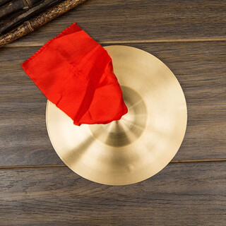 Qin qing small copper cymbal bright cymbal 15cm 19 cm 24 cm brass cymbal three and a half props gongs and drums cymbals percussion 15cm bright cymbal