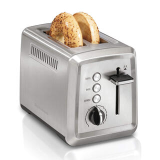 Hamilton beach 2-slice stainless steel toaster 7-speed adjustment defrost cancel function requires transformer