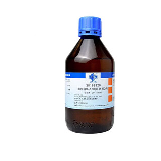 Sinopharm reagents trilatone x-100 (op emulsifier) cp shanghai test 500ml/bottle chemical reagent 30188928 sinopharm reagents
