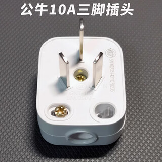 Bull plug unidirectional three-pole flat plug 250v 10a unit delivery time 15 days