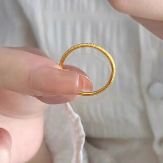 Kzd old phoenix 24k pure gold ring ring for women with gypsophila fine style 5g ring for women 0.01g same style gypsophila ring x size 7 us size