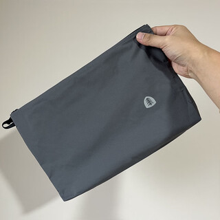 He jiagong outdoor light ctx waterproof storage bag storage bag toiletries bag cosmetic bag portable sundries card document bag large - dark gray