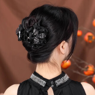 Idel's high-end gripper for women 2025 new round hairpin hairpin for the back of the head, birthday gift for girlfriend f3281 clover gripper - 8cm