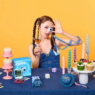 Instax fuji instax pal gift box set denim blue