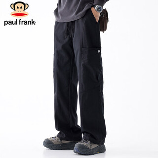 Paul frank pants men's loose overalls men's spring american outdoor casual pants men's pants long black xl