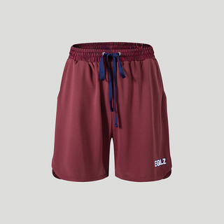Eqlz yikuo basketball academy knitted elite pants men's basketball shorts five-point pants men campus red s