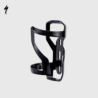 Specialized lightning zee cage ii composite lightweight and durable mountain road bike cycling water bottle cage, glossy black, left opening, default