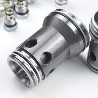 Insert two-way logic valve hydraulic accessories lcv/ld 16 25 32 40 diameter directional pressure valve insert lc-50 pressure valve with holes