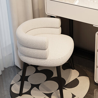 Natural elements makeup chair bedroom dressing table stool makeup stool manicure chair beauty stool cream style back chair baby chair