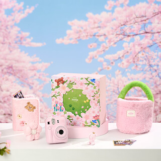 Instax fuji instax instant instant camera mini12 exquisite gift box sakura baby contains 10 pieces of fafa lace photo paper