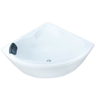 Jomoo's new triangular bathtub for household adult small apartment acrylic independent massage small bathtub fan-shaped bathtub simple version empty bathtub 0.9m