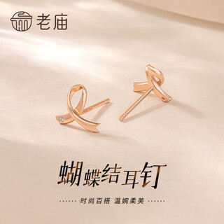 Laomiao s925 silver earrings with bow knot 02 gift bow earrings/about 0.50g