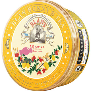 Blan bunny peach sweetheart girl tea dried fruit tea internet celebrity drink combination fruit tea peach sweetheart 1 can