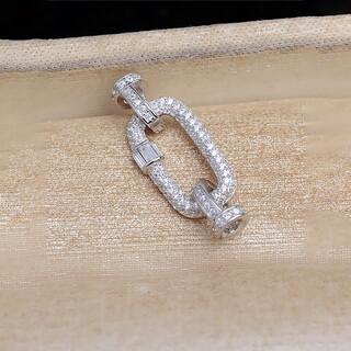 Time bird pearl necklace accessories buckle head diy chain connection buckle tail buckle extension chain extension chain accessories jade buckle white gold buckle