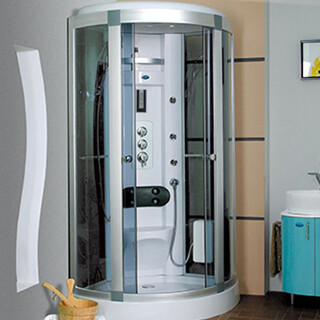 Clean dell shower room integrated bathroom glass partition with bathtub shower integrated home bathroom bath shower room 7001 curved 95*95*218 including steam