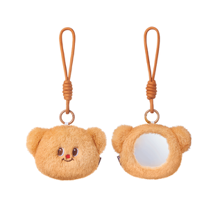 Pink bear butter bear co-branded mirror beauty tools