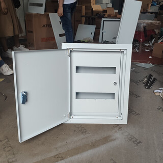 Concealed double door distribution box, customized complete set of lighting control box, 60 circuits, home interior and exterior door, indoor wall box 340*440*160