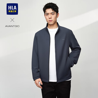 Hla heilan house executive jacket men's light business classic series printed jacket men's spring hwjaw1w018a blue gray 31 l