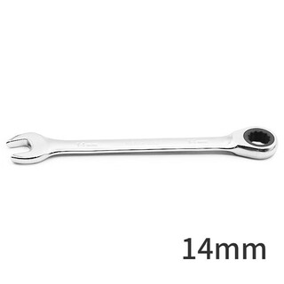 Elecall fixed head ratchet wrench 14mm industrial household open dual-purpose torx wrench labor-saving et090114