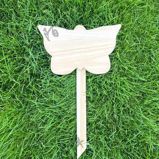 Diy ручная роспись деревянный пустой знак класса детский сад посадка огород огород овощной полевой знак садовое растение этикетка вставка знак 19 моделей 32*19 см столб 65 см водонепроницаемая и антикоррозийная обработка