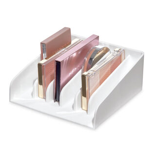 Interdesignidesign the sarah tanno series cosmetic storage box white