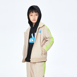 Annil children's clothing boys jacket autumn coffee apricot 140