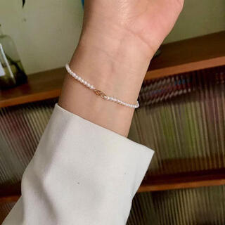 Shiyi extremely thin bracelet, nearly perfect round mini bracelet, simple 14k gold-filled 18k gold buckle au750 3mm + nearly perfect round 18k gold buckle 16.5cm