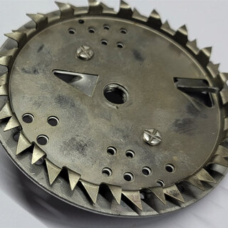 Ywzr kitchen waste disposer special 409 stainless steel cutterhead hardware accessories non-standard parts hardware stamping grinding disc k6 grinding cutter disc