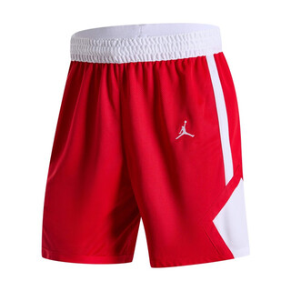 Nike (nike) jordan dri-fit men's quick-drying basketball shorts custom team uniform hf0526 658 university red/white/white s