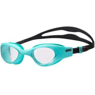 Arena adult swimming goggles, unisex anti-fog coating, sealed and waterproof design, mirror or non-mirror available clear/water/black one size