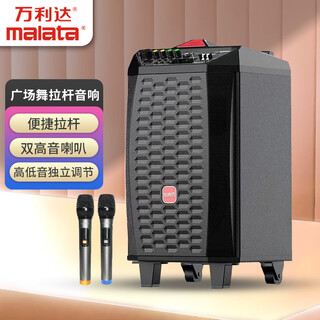 Malida square dance lever audio outdoor speaker home electric acoustic guitar bass folk singing instrument speaker 12-inch subwoofer