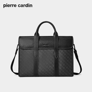 Pierre cardin men's business briefcase large capacity office laptop bag fashionable shoulder messenger bag birthday gift
