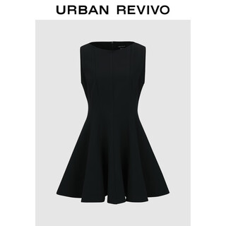 Ur2025 spring new women's modern charming waist slim sleeveless dress uwg750015