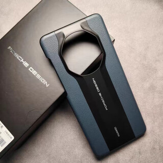 Huawei (huawei) disassembled mate50rs smart flip cover porsche original leather phone case mr protective anti-fall cover original genuine leather (dark blue) huawei mate 50 rs porsche design