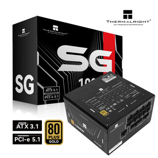 Benefiting the people tr-sg1000w black full-module gold medal power supply all japanese capacitor electrolytic atx3.1specifications support pci-e 5.1 desktop computer power supply tr-sg1000w black