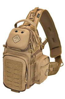 Freelancephoto and drone tactical sling bag coyote approx. 19x20x38 cm