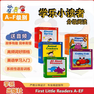 英文原版 学乐小读者系列 First Little Readers A-E&F级别116册 赠音频 零基础生活场景类分级阅读读物 美国学乐出版社