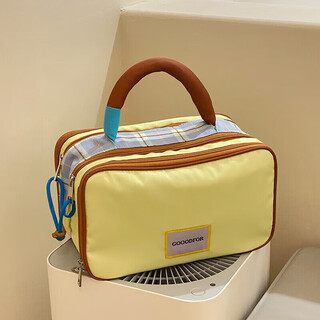 Fan yejia dopamine large-capacity cosmetic bag high-value travel portable partition storage skin care products portable toiletry bag