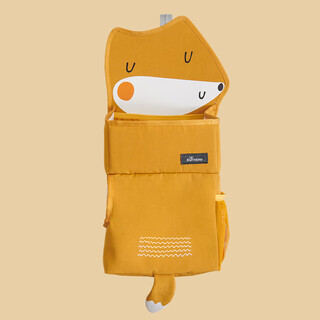 Sunveno crib hanging storage hanging bag multifunctional diaper storage bag hanging bag hanging basket toy display fox