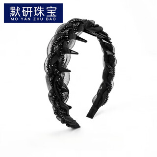 Moyan princess of paris 3.0 upgraded version 3.5 cm wide non-slip braided wide-brimmed headband braided headband for women braided wide-brimmed headband a22-206