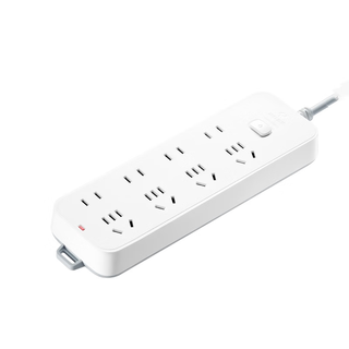 Bull socket strip strip 8-position master control total length 1.8 meters