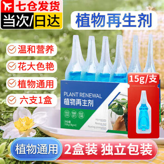 Spring plowing grass plant regenerator, money tree nutrient solution, universal plant nutrient solution, plant regenerator, green plant nutrient solution, plant regenerator 2 boxes (6 bottles per box)
