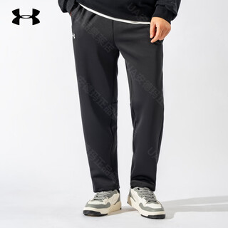 Under armor men's trousers autumn and winter new straight-leg all-match sweatpants casual sports trousers 24600706 black 24600706-001 l