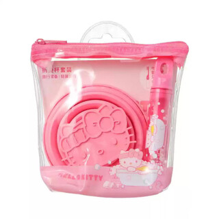Miniso travel portable cinnamon dog kurome toothbrush hello kitty folding cup washing set 0 pieces