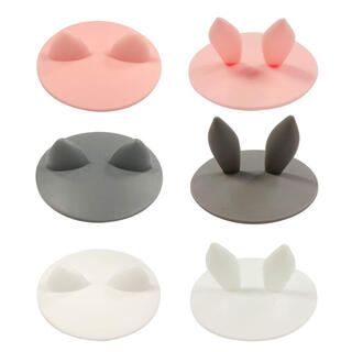 Wrapables animal ears silicone cup lid main material