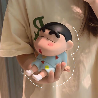 Wei ci internet celebrity anime crayon shin-chan cartoon lazy mobile phone holder desktop decoration trendy gift model doll creative xiaoxin blue legs can be adjusted and lengthened 1 upgraded version legs can be adjusted and lengthened