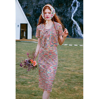 Wancaoyi 2025 new summer suit h07321529 orange xs